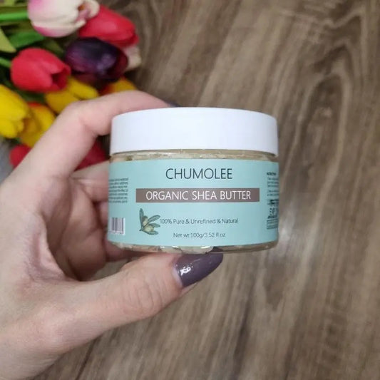 CHUMOLEE Unrefined Organic Shea Butter Raw Skin Care Moisturizing Nourishing Repair Stretch Marks Body Oil Sooth Skin Emollient